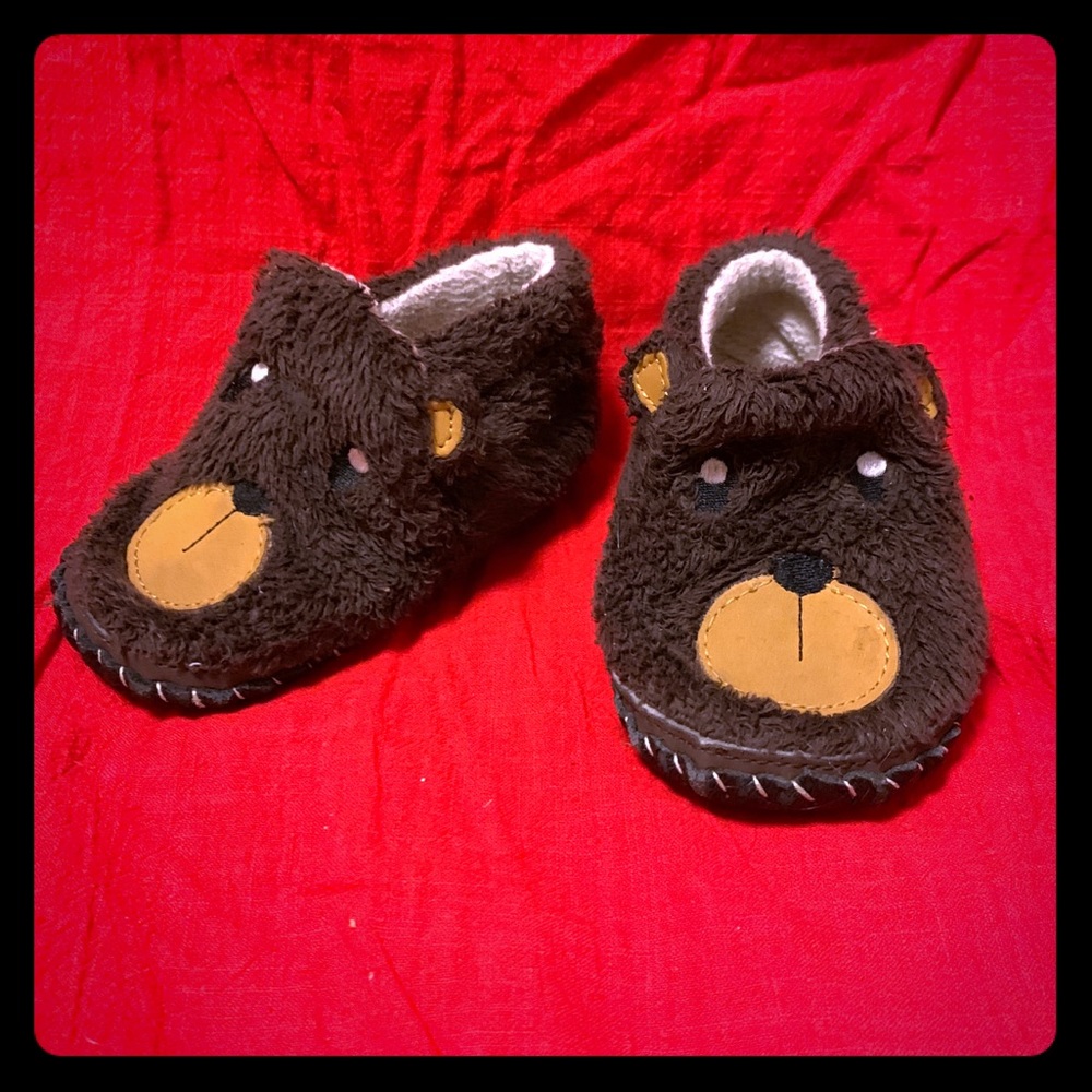Pediped brown bear toddler baby shoes size 5